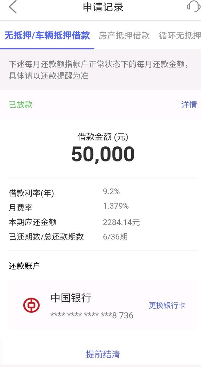 网商贷还款提前结清