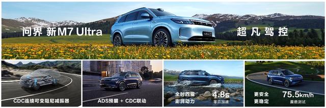 新增CDC悬架和192线激光雷达问界M7Ultra适合全家出行？